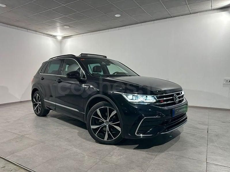 Usado VW Tiguan R-line 150 CV (110 kW) 2021 Negro SUV