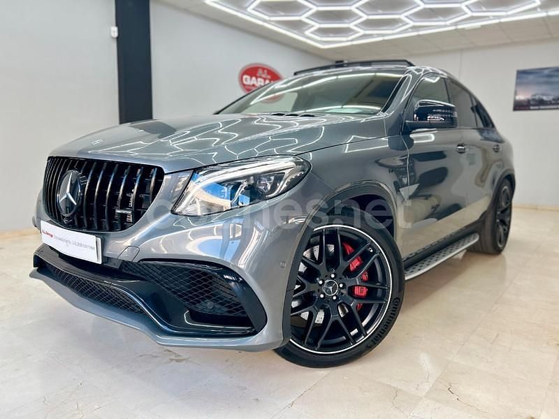Usado Mercedes GLE63 AMG 585 CV (430 kW) 2018 Gris / plata Coupe