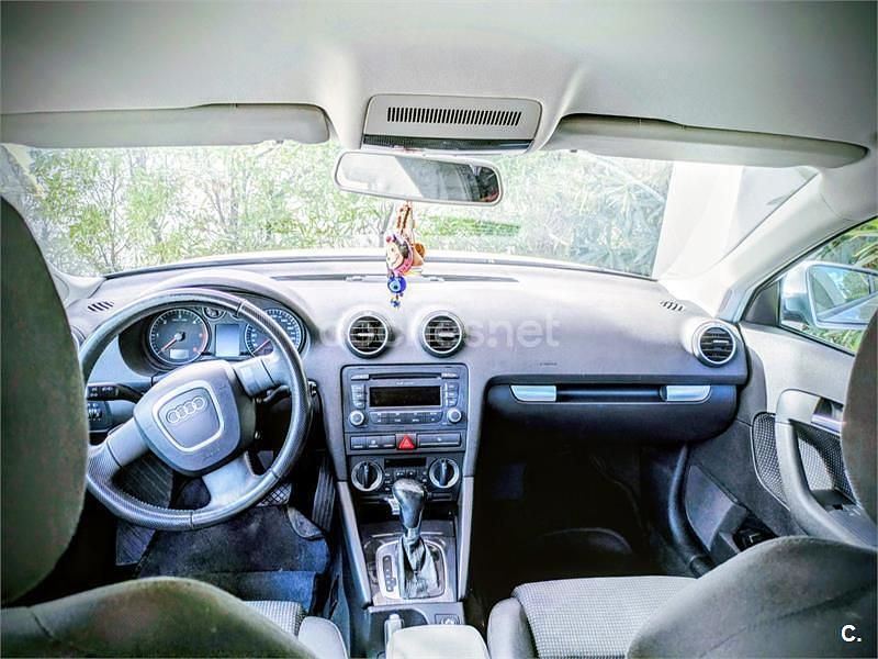 Usado Audi A3 Ambition 140 CV (102 kW) 2008 Gris / plata Berlina