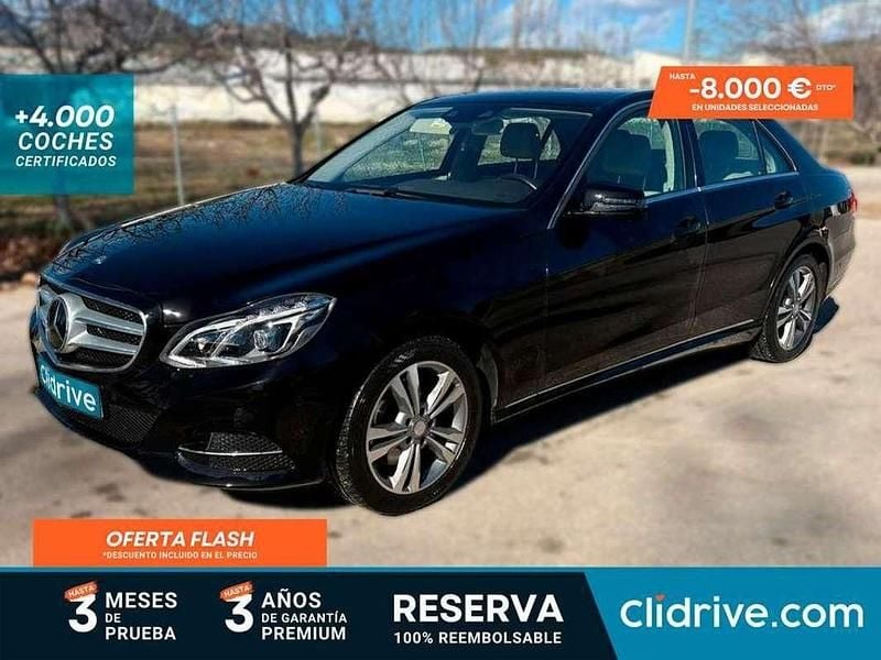 Usado Mercedes E250 Avantgarde 204 CV (150 kW) 2014 Negro Berlina