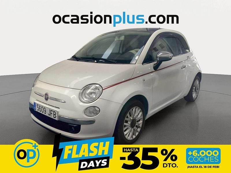 Blanco Usado 2015 Fiat 500 Lounge Utilitario | 6900 € (Precio justo) - Imagen 1/4