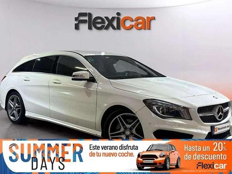 Blanco Usado 2016 Mercedes CLA220 Shooting Brake AMG line Familiar | 21.790 € (Buen precio) - Imagen 1/4