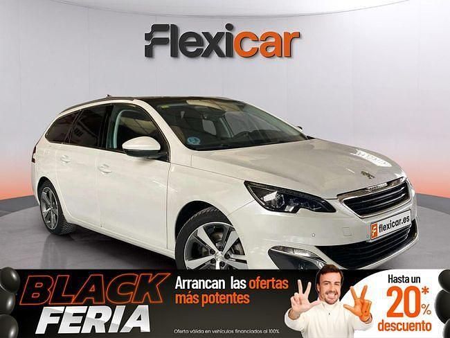 Blanco Usado 2016 Peugeot 308 SW Allure Familiar | 9490 € - Imagen 1/4