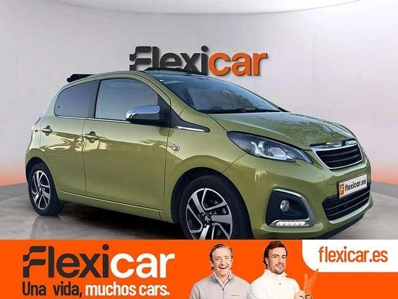 Usado Peugeot 108 Allure 72 CV (52 kW) 2020 Verde Utilitario