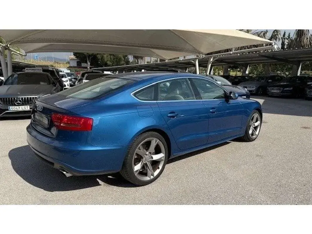 Usado Audi A5 Sportback S-Line 180 CV (132 kW) 2010 Azul Utilitario
