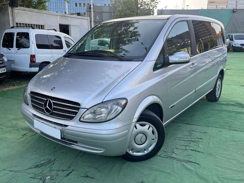 Gris / plata Usado 2004 Mercedes Viano Monovolumen | 9500 € (Super precio) - Imagen 1/4