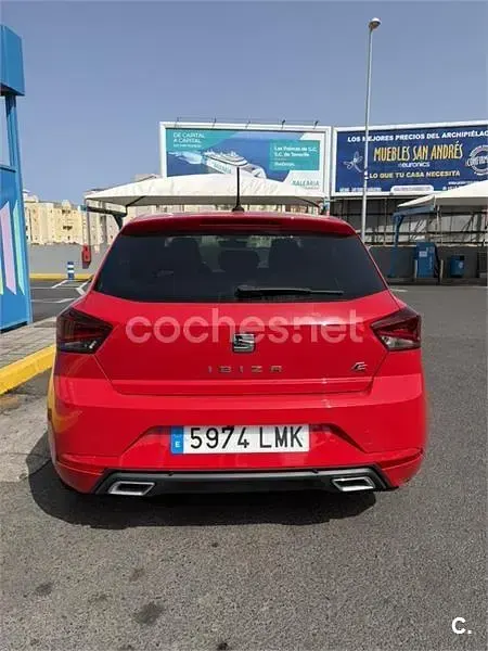 Usado Seat Ibiza FR 115 CV (84 kW) 2021 Rojo Utilitario
