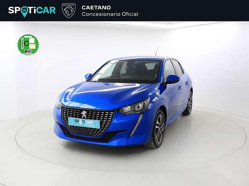 Usado Peugeot 208 Allure 99 CV (72 kW) 2021 Azul Utilitario