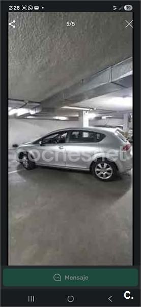 Usado Seat Leon Style 102 HP (75 kW) 2009 Cinzento Citadino