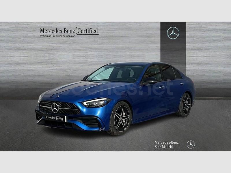 Usado Mercedes C200 163 CV (119 kW) 2022 Azul Berlina
