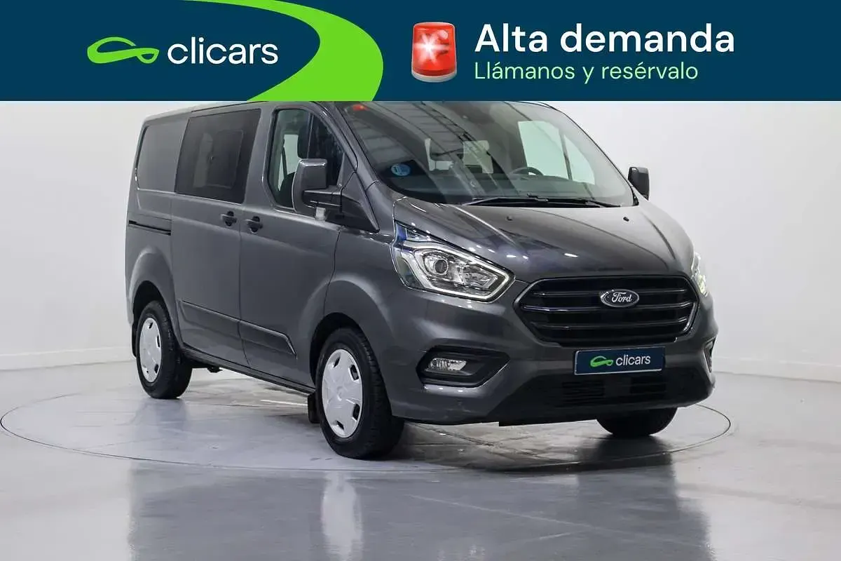 Usado Ford Transit Custom Trend 150 CV (110 kW) 2022 Gris Familiar