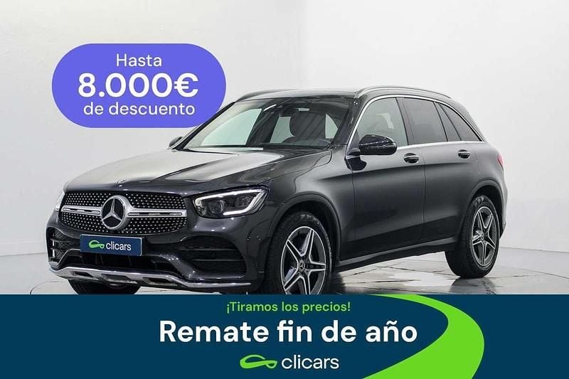 Gris Usado 2021 Mercedes GLC300 SUV | 38.090 € (Precio justo) - Imagen 1/4