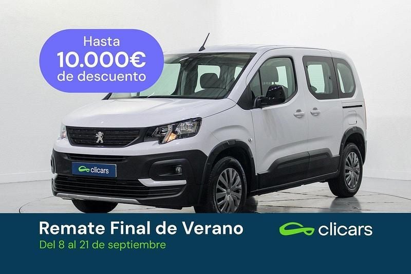 Blanco Usado 2022 Peugeot Rifter Active Monovolumen | 16.490 € (Precio justo) - Imagen 1/4
