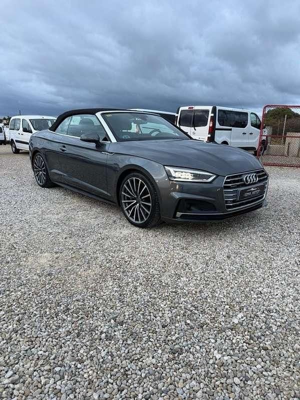 Usado Audi A5 Cabriolet S-Line 286 CV (210 kW) 2018 Gris Descapotable