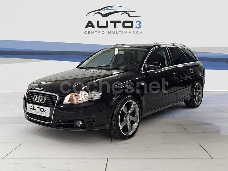Usado Audi A4 140 CV (102 kW) 2008 Negro Familiar