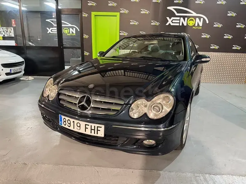 Usado Mercedes CLK350 Elegance 272 CV (200 kW) 2007 Azul Coupe
