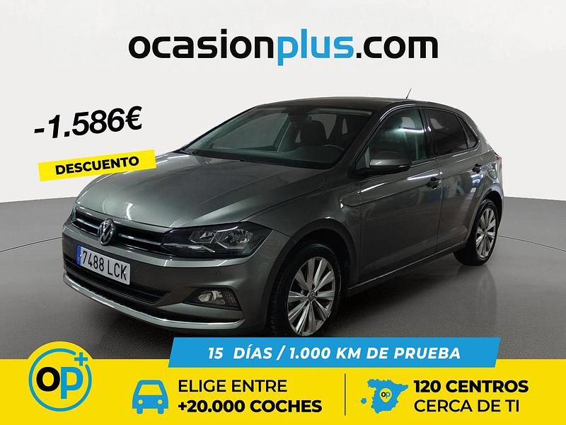 Gris Usado 2019 VW Polo Sportline | 17.450 € (Precio justo) - Imagen 1/4