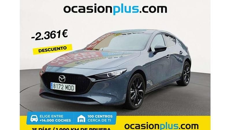 Gris Usado 2022 Mazda 3 Homura-Line Utilitario | 23.619 € (Precio justo) - Imagen 1/4