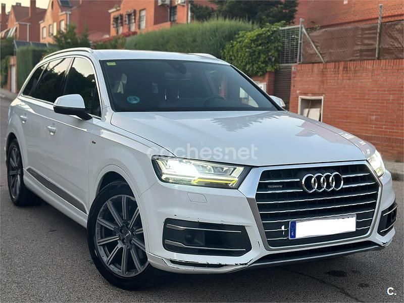 Blanco Usado 2018 Audi Q7 Sport SUV | 26.500 € (Precio justo) - Imagen 1/4