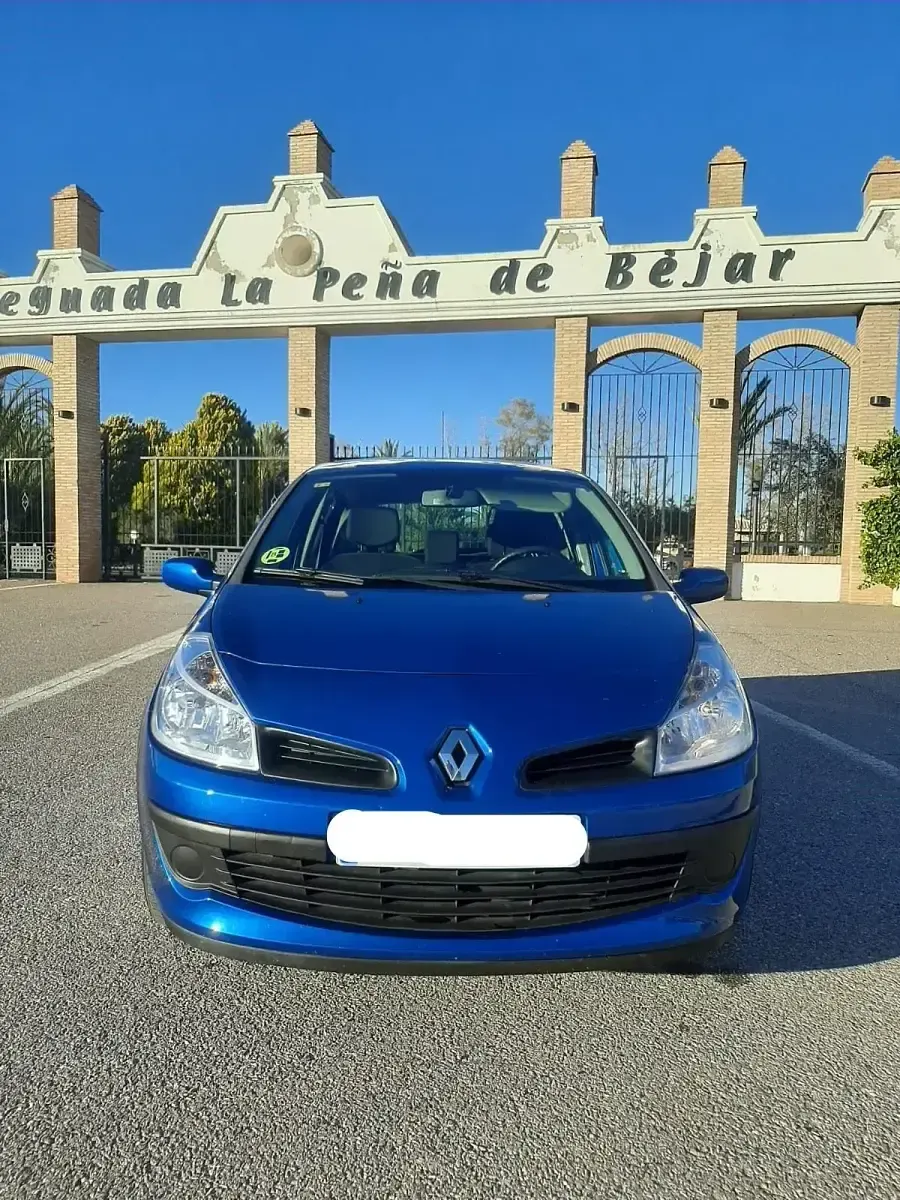 Usado Renault Clio Authentique 85 CV (62 kW) 2008 Azul Utilitario