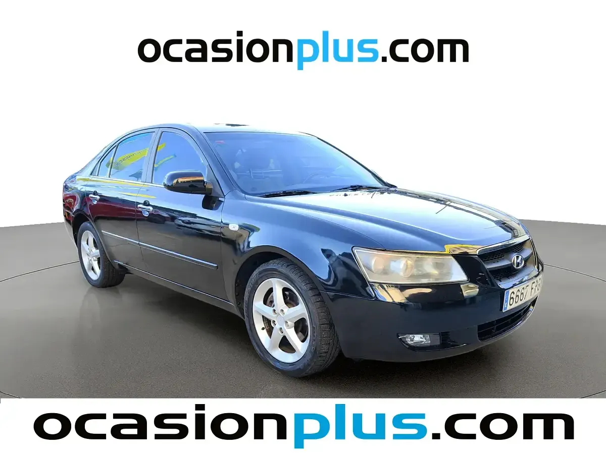 Usado Hyundai Sonata Comfort 140 CV (102 kW) 2007 Negro Berlina