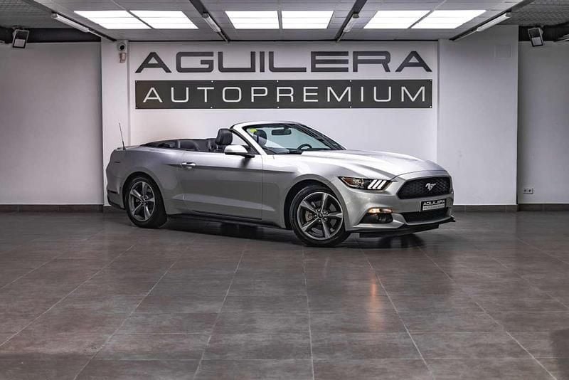 Plateado Usado 2015 Ford Mustang Descapotable | 32.990 € (Precio justo) - Imagen 1/4