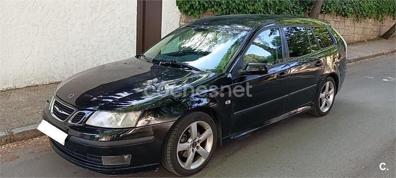Usado Saab 9-3 Vector 150 CV (110 kW) 2007 Negro Utilitario