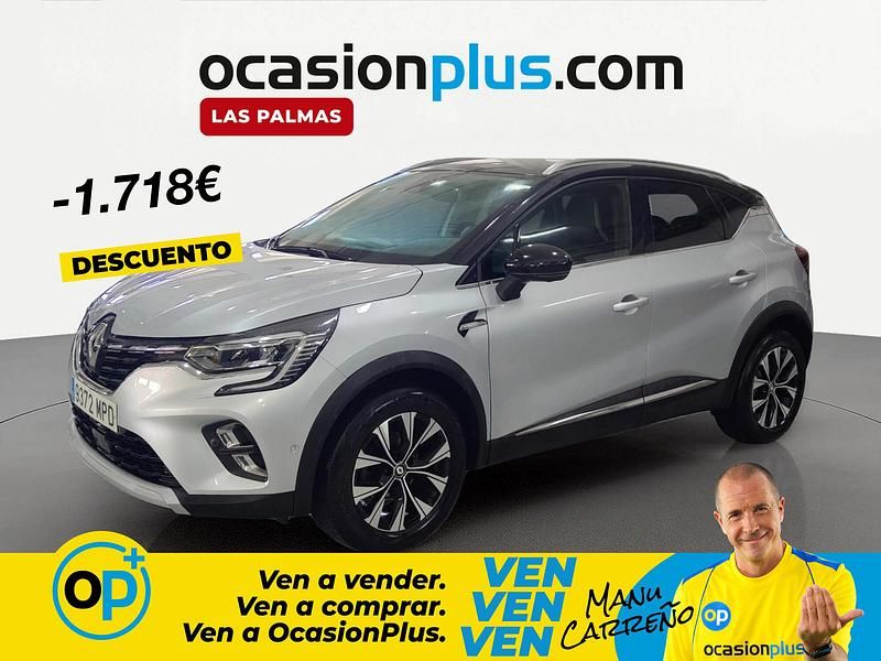 Usado Renault Captur Techno 90 CV (66 kW) 2024 Gris SUV