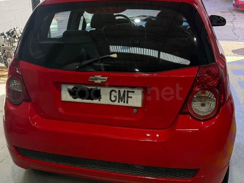 Usado Chevrolet Aveo LS 84 CV (61 kW) 2009 Rojo Berlina