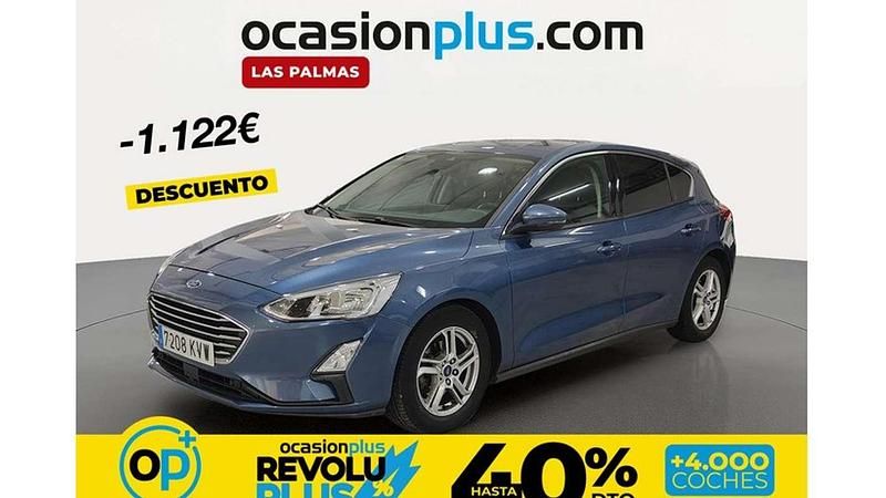 Brugt Ford Focus Trend+ 125 HK (91 kW) 2019 Blå Hatchback