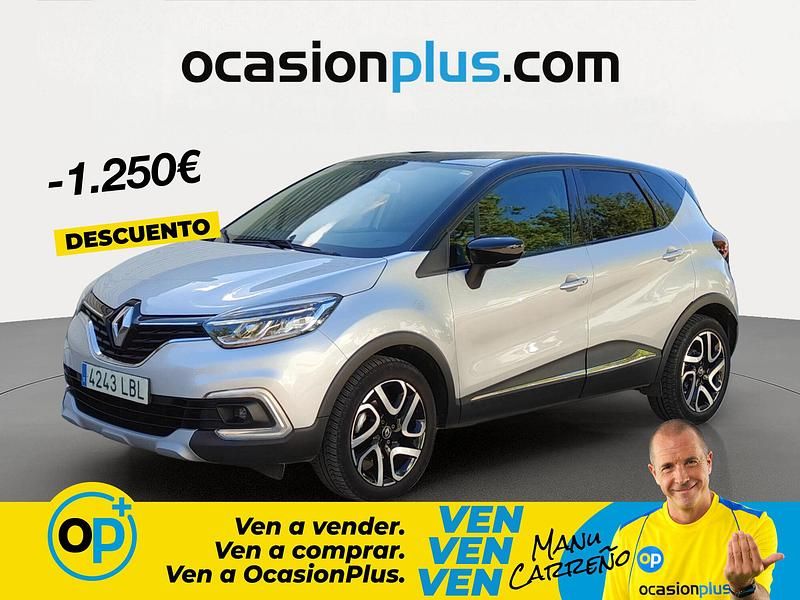 Usado Renault Captur Zen 130 CV (95 kW) 2019 Gris SUV