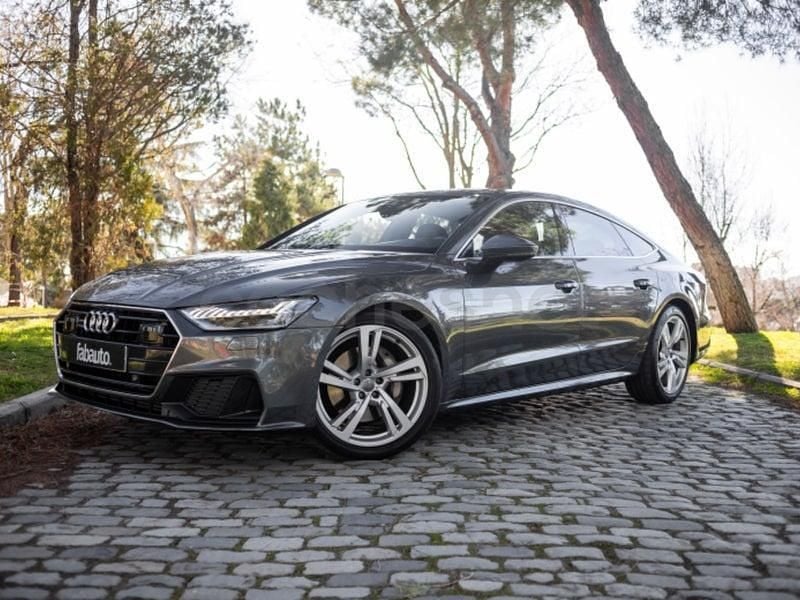 Usado Audi A7 S-Line 286 CV (210 kW) 2019 Gris / plata Berlina