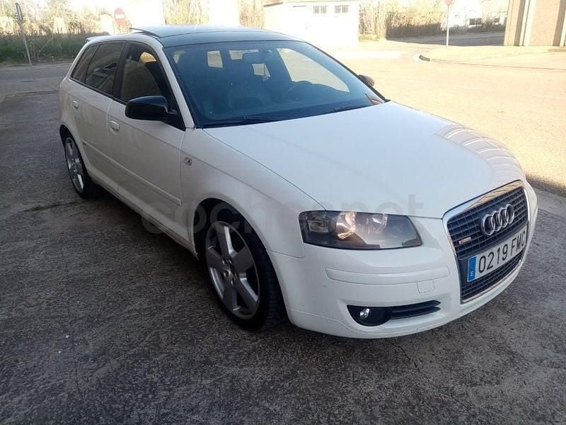 Usado Audi A3 Attraction 140 CV (102 kW) 2008 Blanco Utilitario