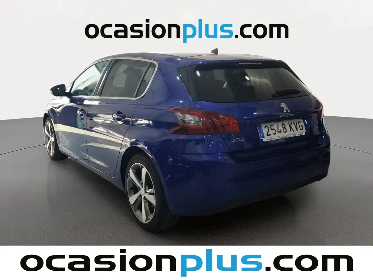 Usado Peugeot 308 Allure 110 CV (80 kW) 2019 Azul Utilitario