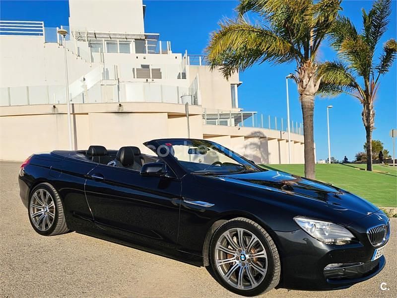 Usado BMW 640 Cabriolet Comfort Edition 313 CV (230 kW) 2013 Negro Descapotable