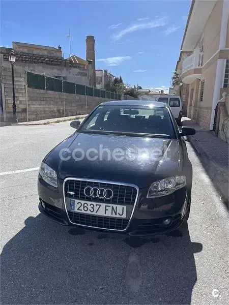 Usado Audi A4 170 CV (125 kW) 2007 Negro Berlina