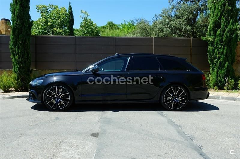 Usado Audi RS6 605 CV (444 kW) 2018 Negro Familiar