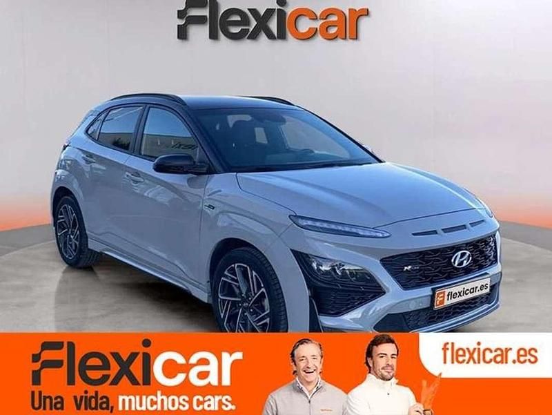 Gris Usado 2021 Hyundai Kona N Line SUV | 15.490 € (Precio justo) - Imagen 1/4