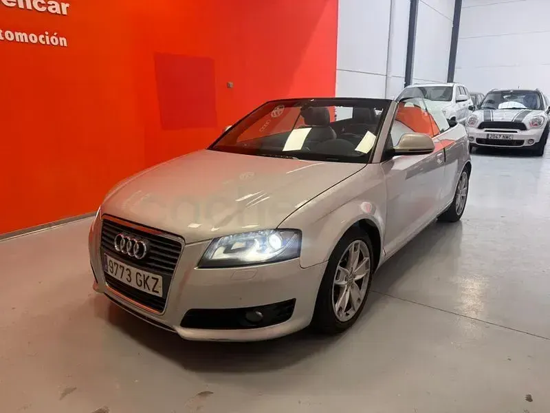 Usado Audi A3 Cabriolet Ambition 200 CV (147 kW) 2008 Gris / plata Descapotable