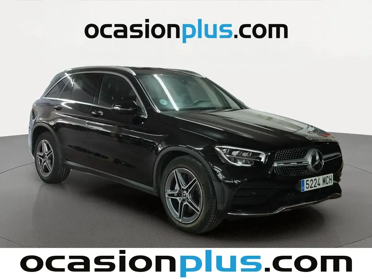 Usado Mercedes GLC200 AMG 163 CV (119 kW) 2022 Negro SUV