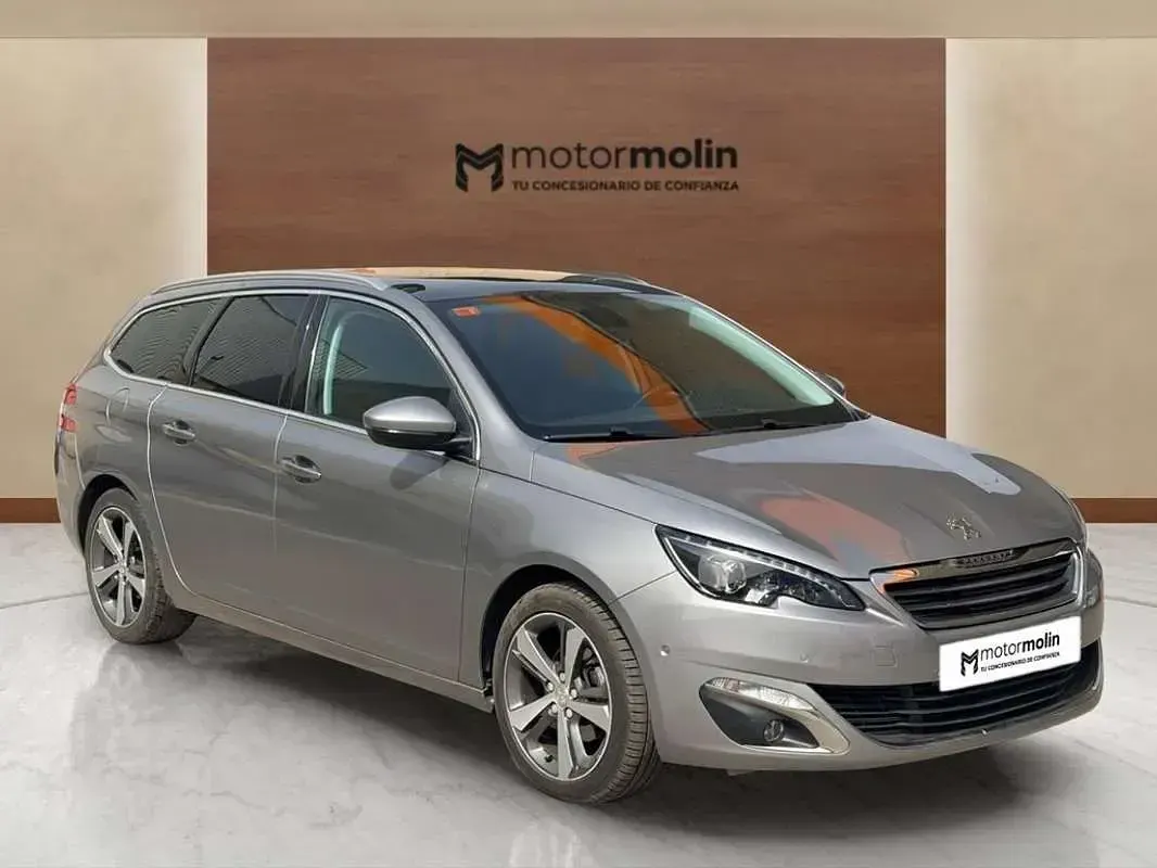 Usado Peugeot 308 SW Allure 120 CV (88 kW) 2016 Gris Familiar
