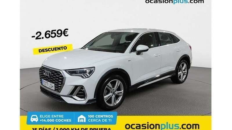 Blanco Usado 2019 Audi Q3 Sportback S-Line SUV | 26.591 € (Super precio) - Imagen 1/4