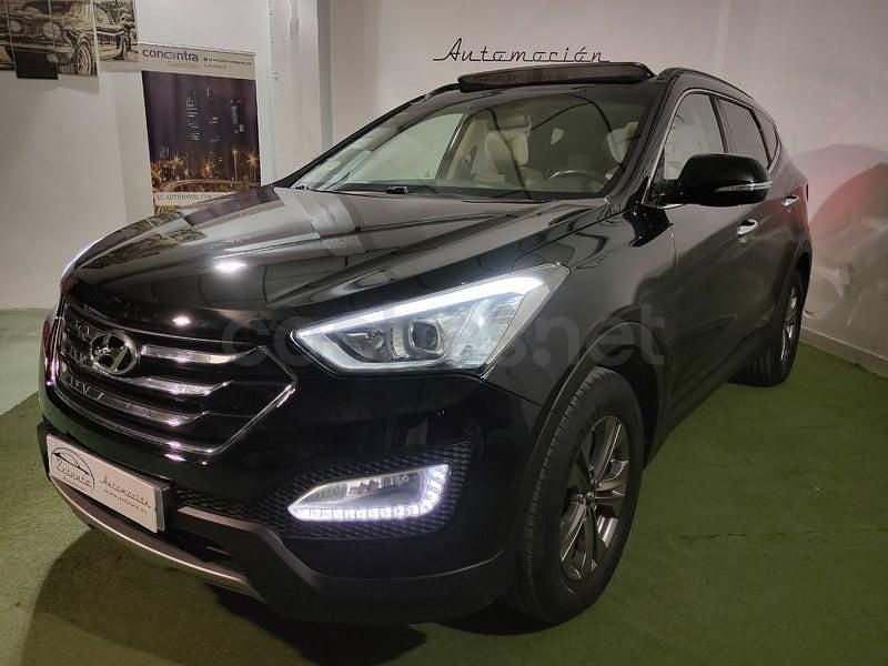 Usado Hyundai Santa Fe 150 CV (110 kW) 2015 Negro SUV