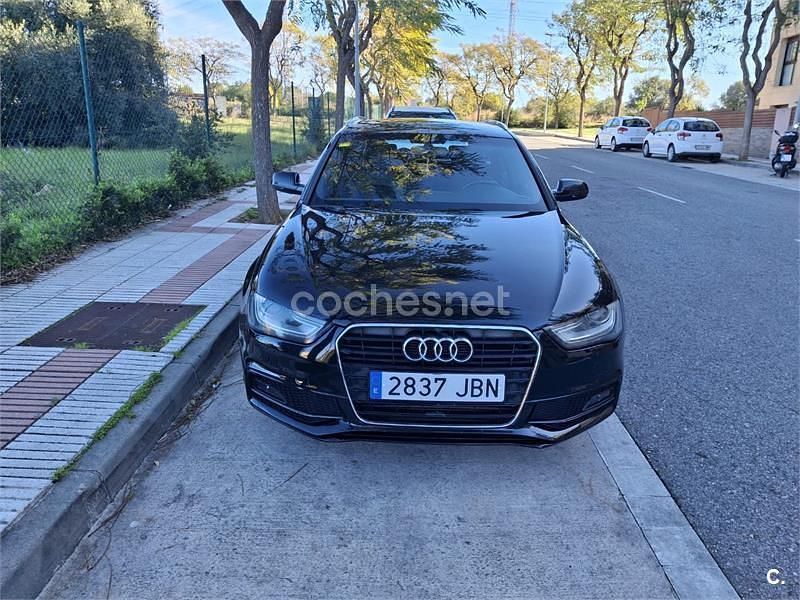 Usado Audi A4 S-Line 150 CV (110 kW) 2014 Negro Familiar