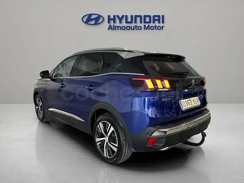 Usado Peugeot 3008 GT-line 130 CV (95 kW) 2018 Azul SUV