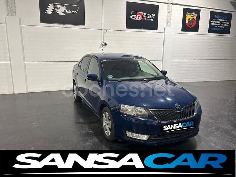 Azul Usado 2016 Skoda Rapid Style Berlina | 8999 € (Precio justo) - Imagen 1/4
