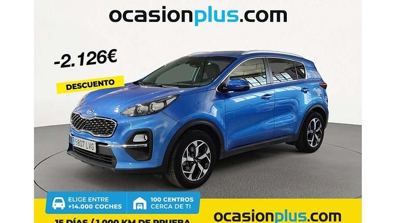 Azul Usado 2021 Kia Sportage SUV | 19.900 € (Super precio) - Imagen 1/4