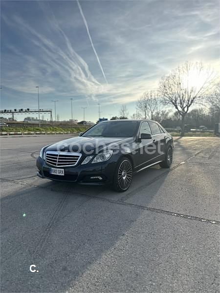 Usado Mercedes E350 Avantgarde 231 CV (169 kW) 2009 Azul Berlina