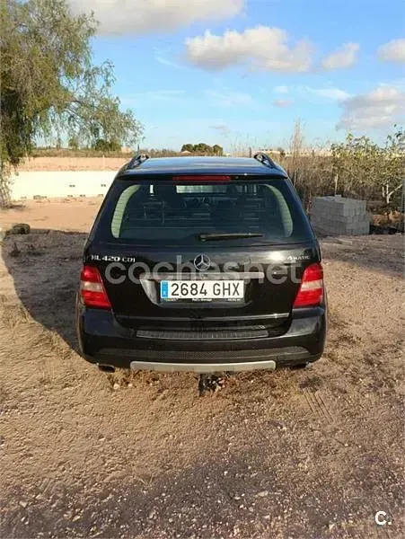 Usado Mercedes ML420 306 CV (225 kW) 2006 Negro SUV