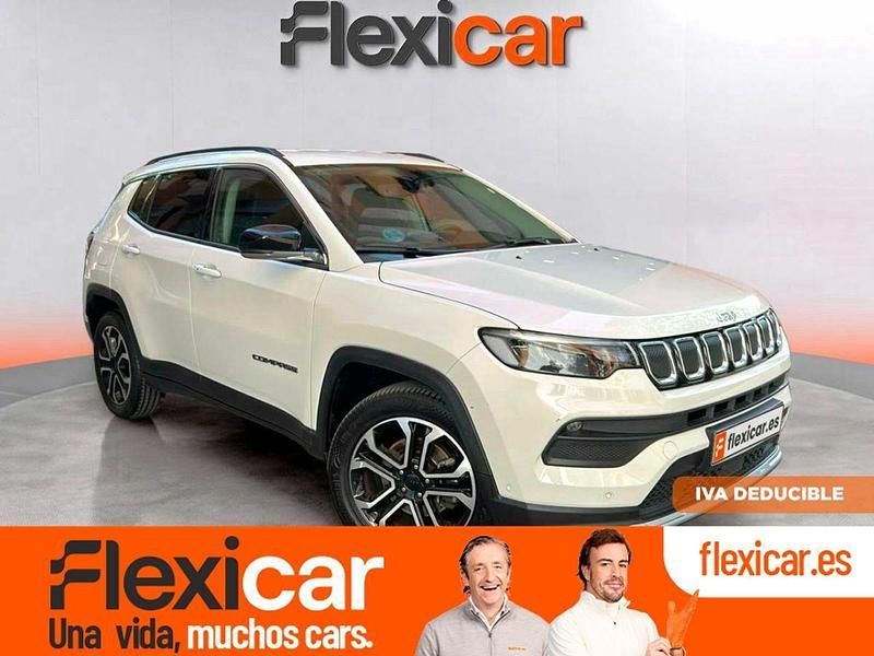 Blanco Usado 2021 Jeep Compass Limited SUV | 19.990 € (Un poco caro) - Imagen 1/4